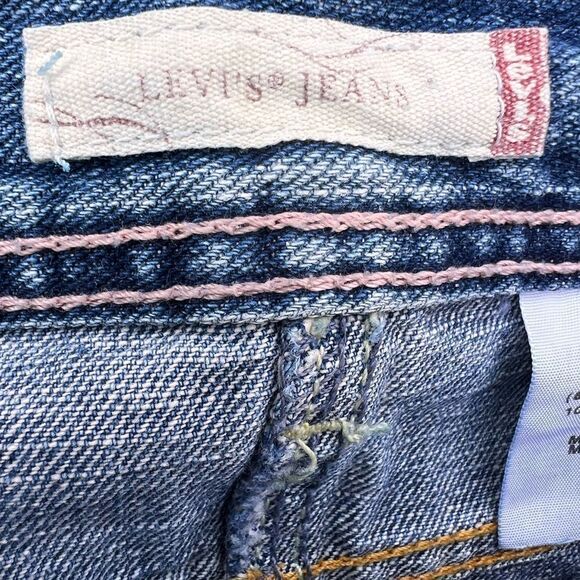 Levi’s Y2K Blue Denim Jean Maxi Skirt Size 9 - Picture 5 of 16